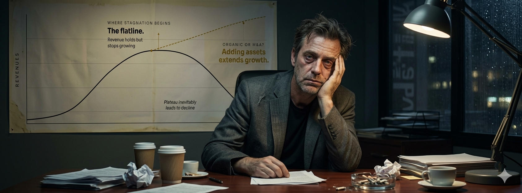 How to beat the flatline business blues: why you should be buying assets