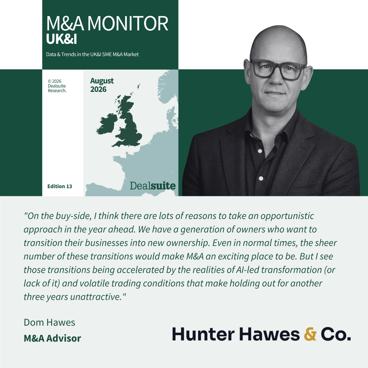 UK M&A Data for H1 2026: What It Means If You're Thinking About Selling Your Agency